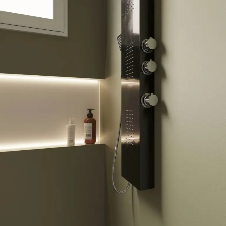 Raumbeispiel mit Dekorfolie Khaki (K4)