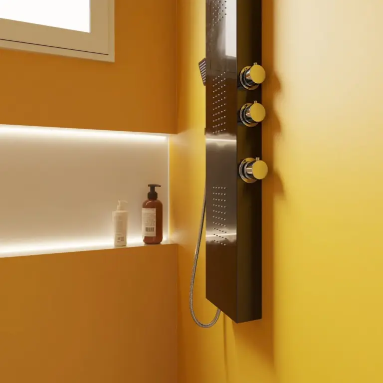 Raumbeispiel mit Dekorfolie Leuchtend Gelb (M8)