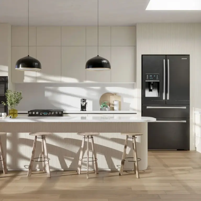 Raumbeispiel mit Dekorfolie Porcelain (N3)