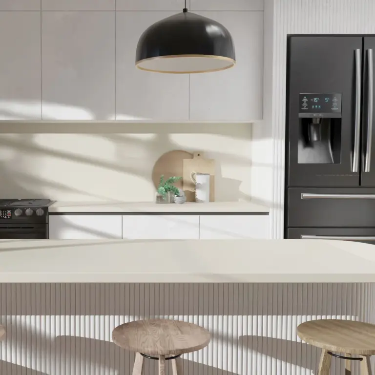 Raumbeispiel mit Dekorfolie Porcelain (N3)