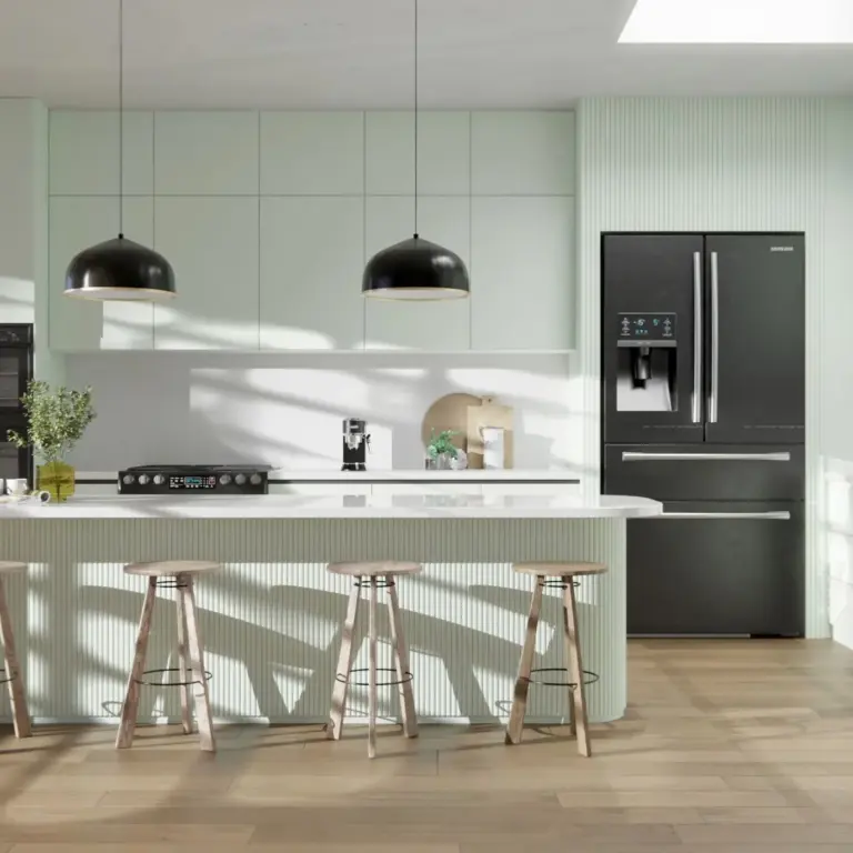 Raumbeispiel mit Dekorfolie Clean Mint (NE54)