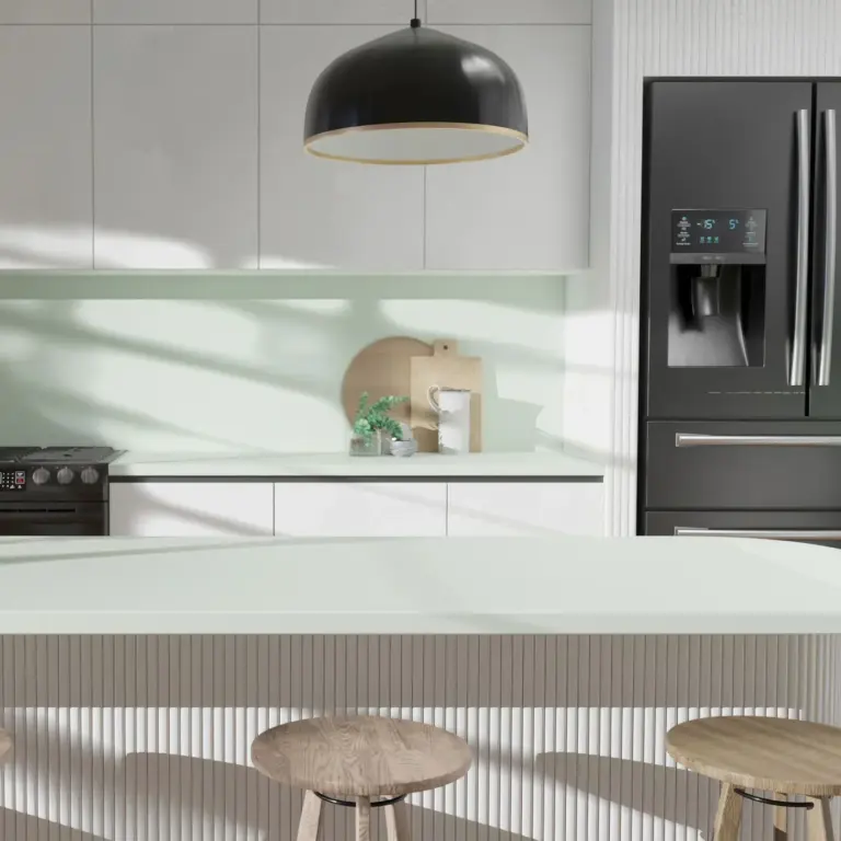 Raumbeispiel mit Dekorfolie Clean Mint (NE54)