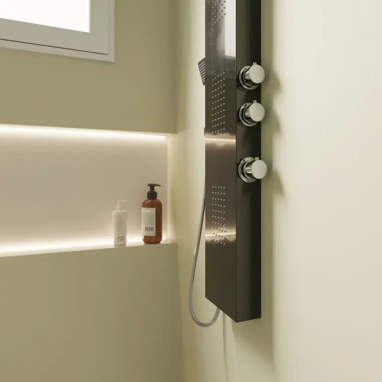 Raumbeispiel mit Dekorfolie Warm Grau (NH22)