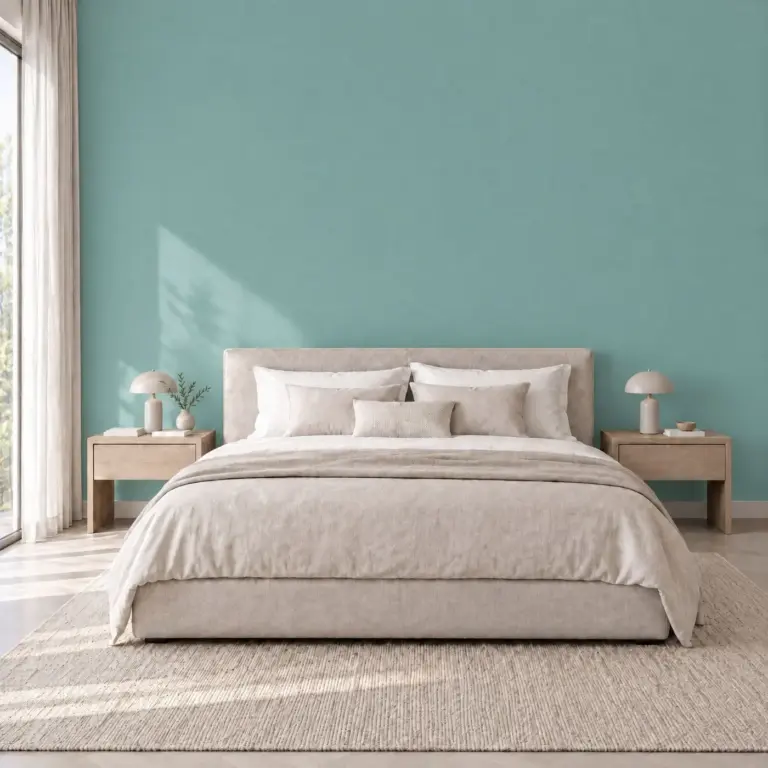 Raumbeispiel mit Dekorfolie Celadon (NL7)