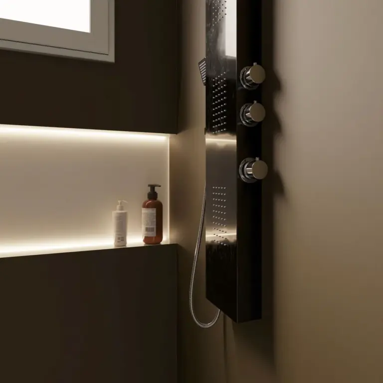 Raumbeispiel mit Dekorfolie Braun Chocolate (RM04)