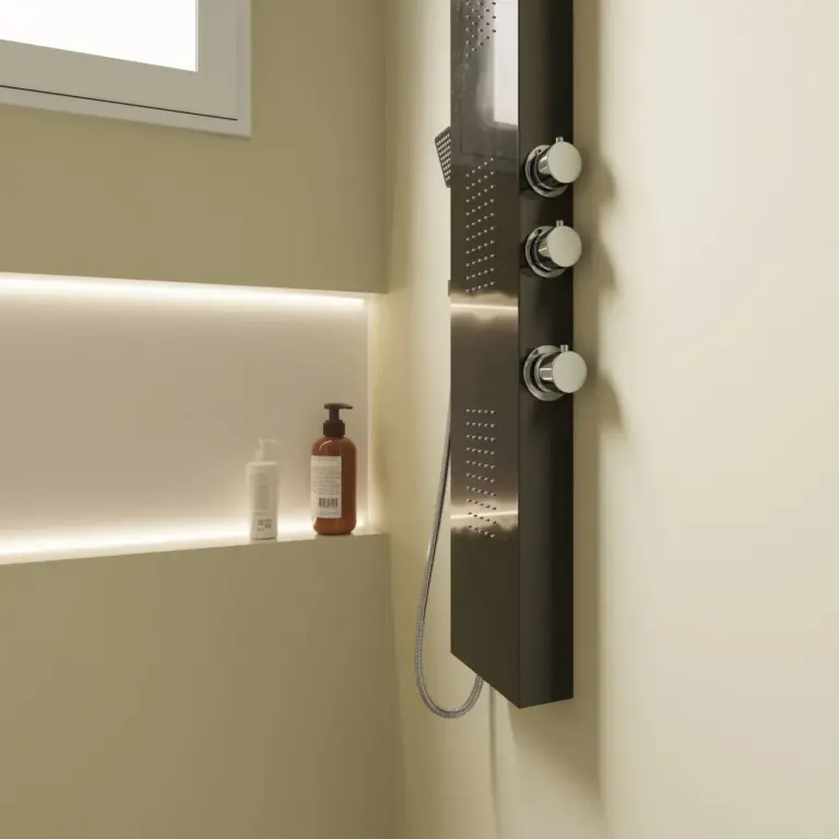 Raumbeispiel mit Dekorfolie Alabaster (RM13)