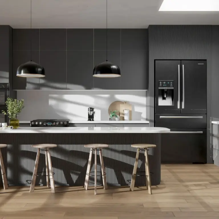 Raumbeispiel mit Dekorfolie Onyx (RM29)