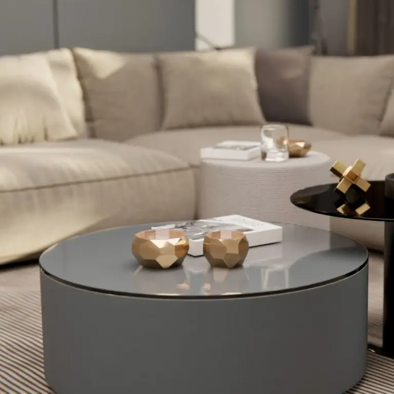 Raumbeispiel mit Dekorfolie Blau Ebony (AB05)