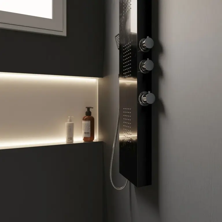 Raumbeispiel mit Dekorfolie Blau Ebony (AB05)