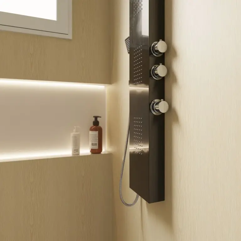 Raumbeispiel mit Dekorfolie Creme Kiefer (AG20)