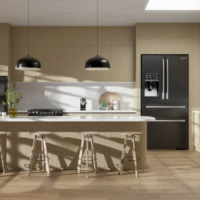 Raumbeispiel mit Dekorfolie Bleach Ash (AL24)