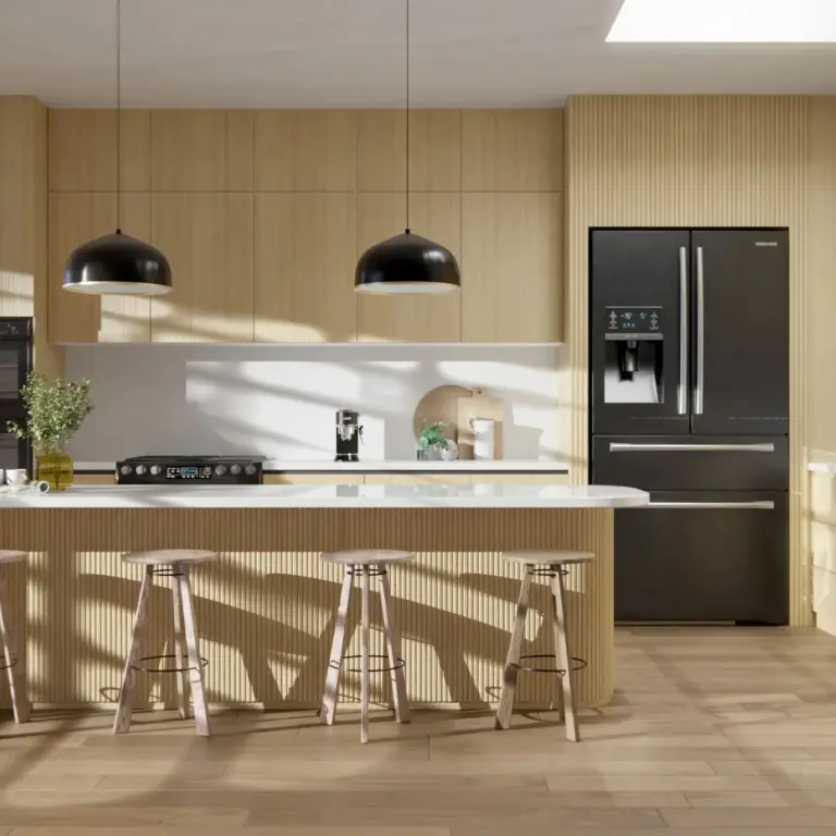 Raumbeispiel mit Dekorfolie Naturell Maple (B3)