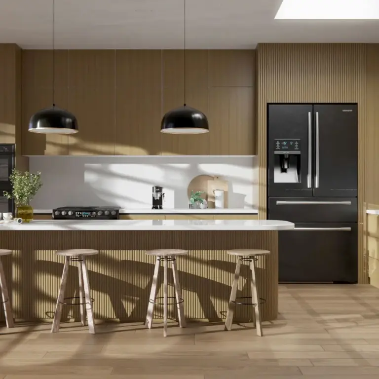 Raumbeispiel mit Dekorfolie Golden Beech (B5)