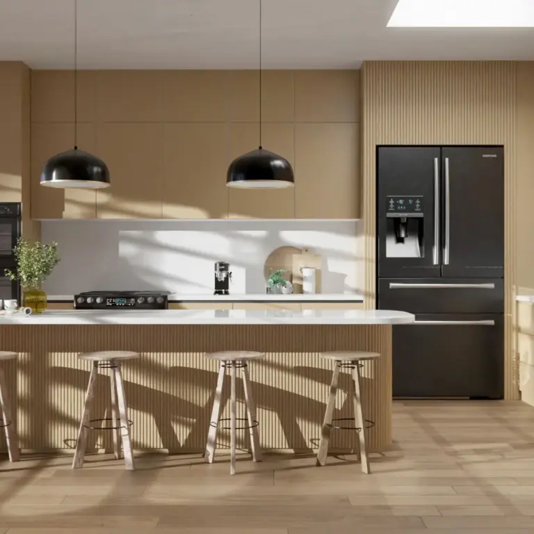 Raumbeispiel mit Dekorfolie Cashew Beech (B6)