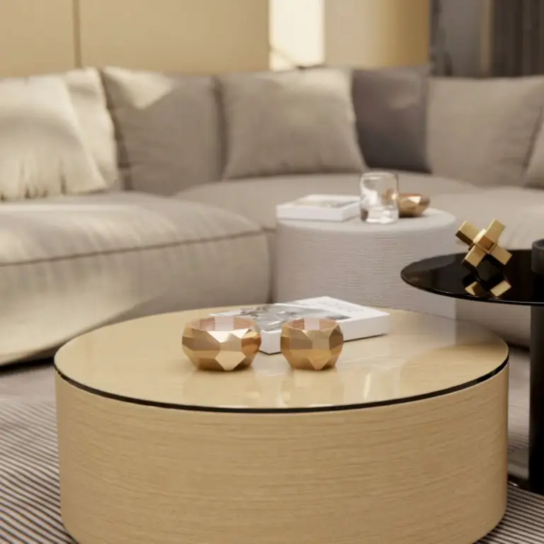 Raumbeispiel mit Dekorfolie Cashew Beech (B6)