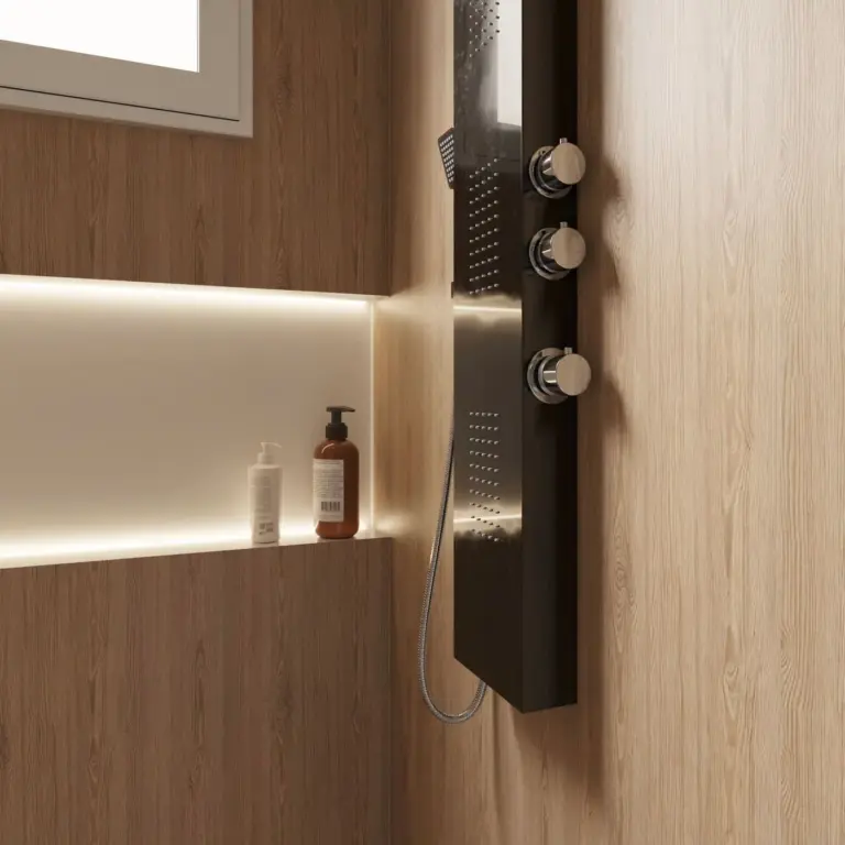 Raumbeispiel mit Dekorfolie Gealtert Golden Kiefer (CT35)