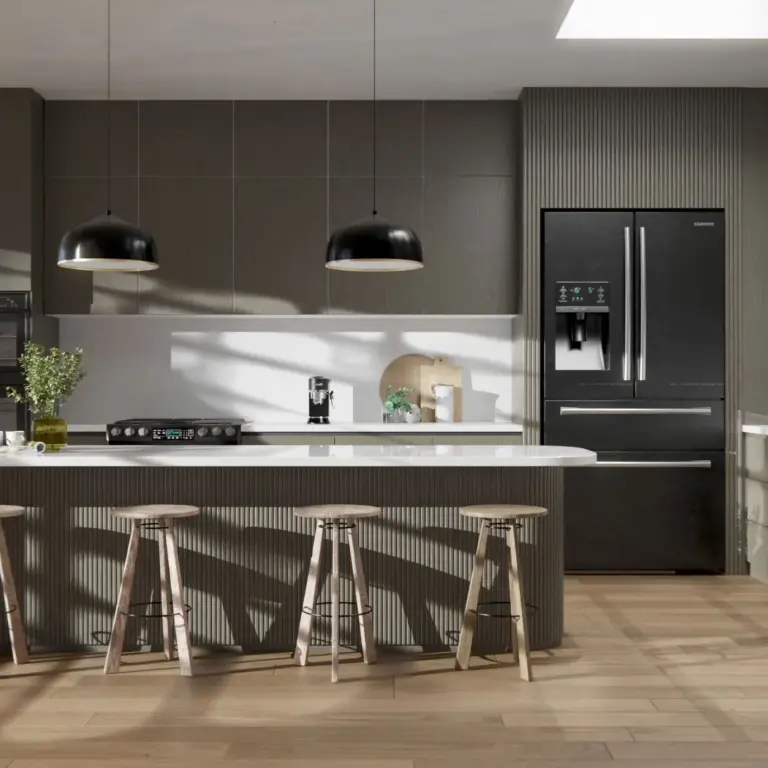 Raumbeispiel mit Dekorfolie Brownish Eiche (E50)