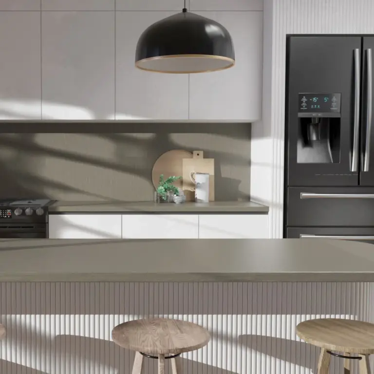 Raumbeispiel mit Dekorfolie Brownish Eiche (E50)