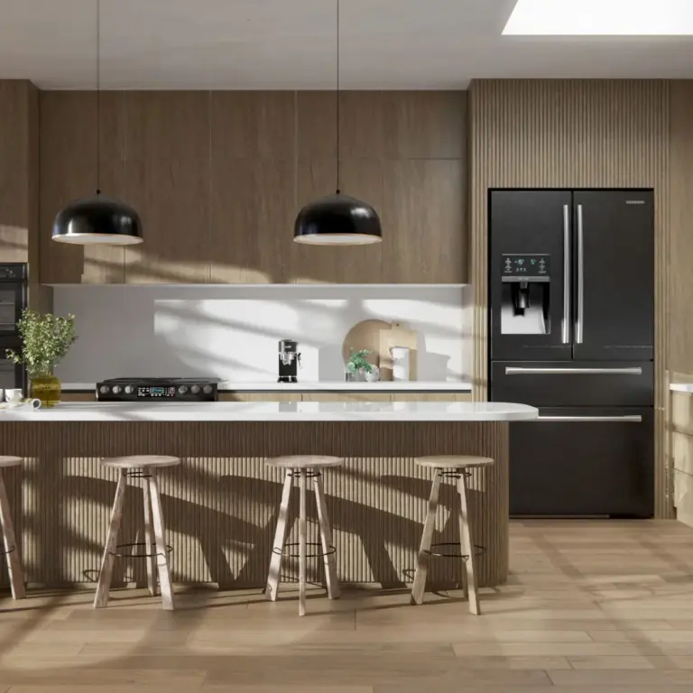 Raumbeispiel mit Dekorfolie Structured Eiche (F5)