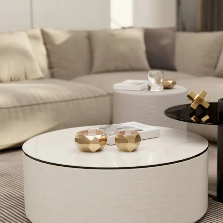 Raumbeispiel mit Dekorfolie Crispy Beige (NF19)