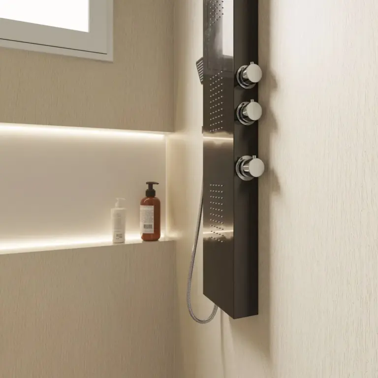 Raumbeispiel mit Dekorfolie Crispy Beige (NF19)