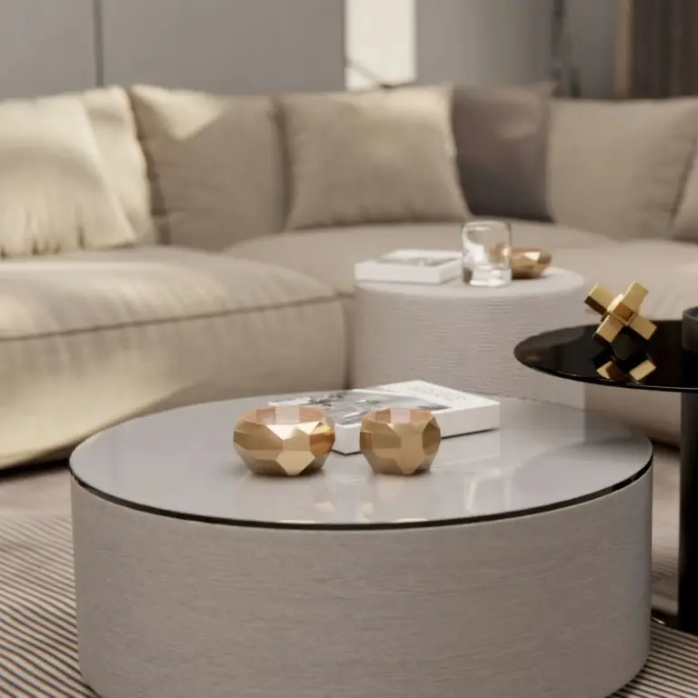 Raumbeispiel mit Dekorfolie Greyish Eiche (NF28)