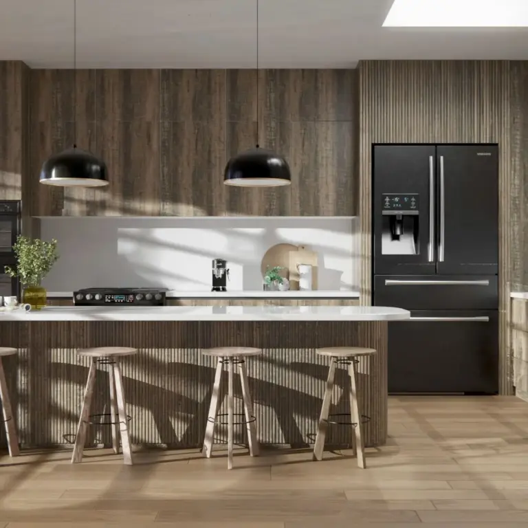 Raumbeispiel mit Dekorfolie Driftwood Braun (NF83)