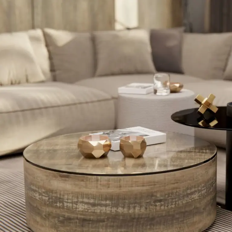 Raumbeispiel mit Dekorfolie Driftwood Braun (NF83)