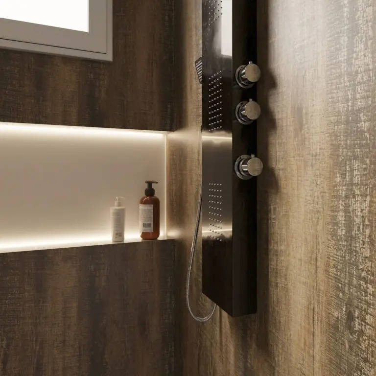 Raumbeispiel mit Dekorfolie Driftwood Braun (NF83)