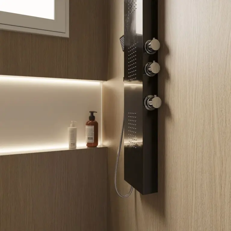 Raumbeispiel mit Dekorfolie Split Holz (NH71)