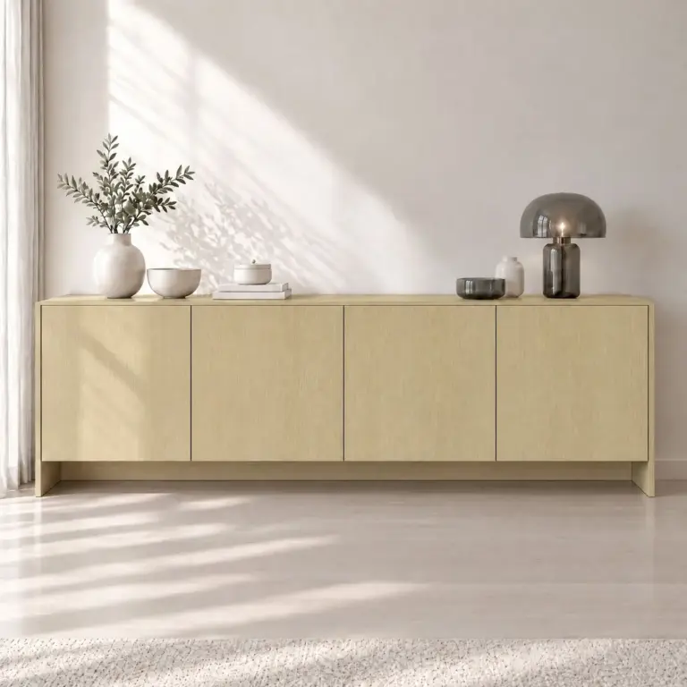 Raumbeispiel mit Dekorfolie Barley Eiche (NL52)