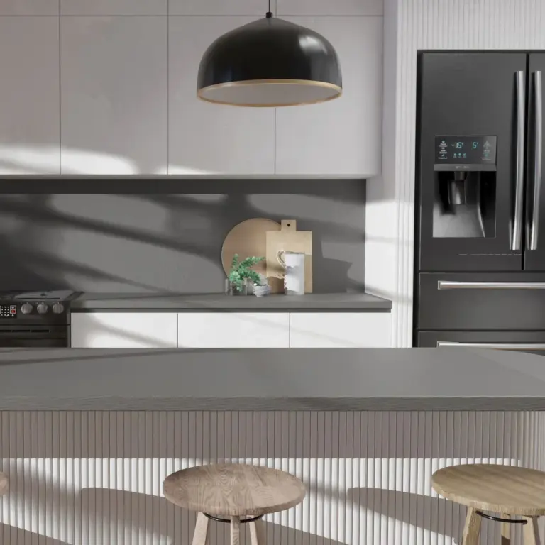 Raumbeispiel mit Dekorfolie Faded Grau (CT58)
