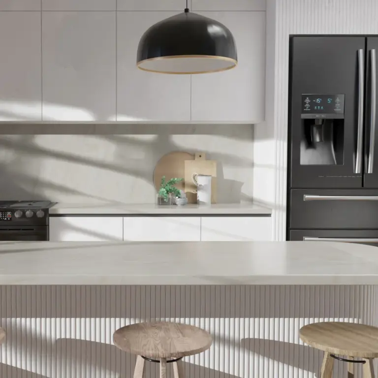 Raumbeispiel mit Dekorfolie Onyx Gold (NE70)