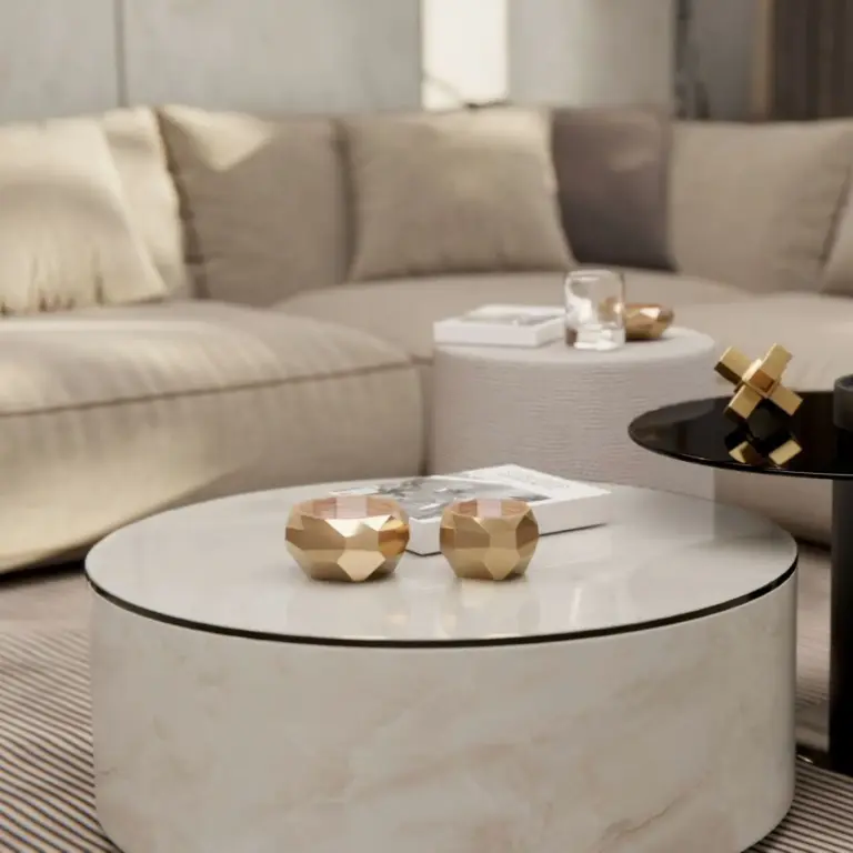 Raumbeispiel mit Dekorfolie Onyx Gold (NE70)