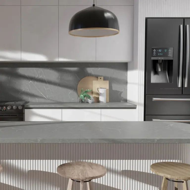 Raumbeispiel mit Dekorfolie Armani Nero (NF98)