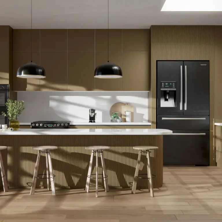Raumbeispiel mit Dekorfolie Hart Gold (Q3)
