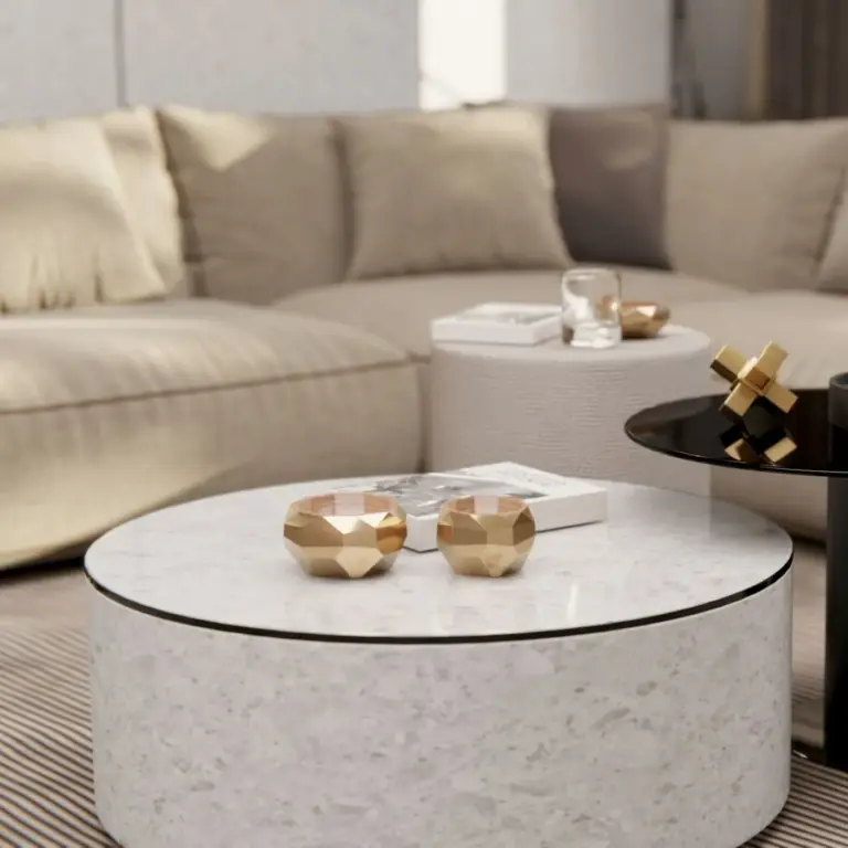 Raumbeispiel mit Dekorfolie Lombarda Bianco (NG01)