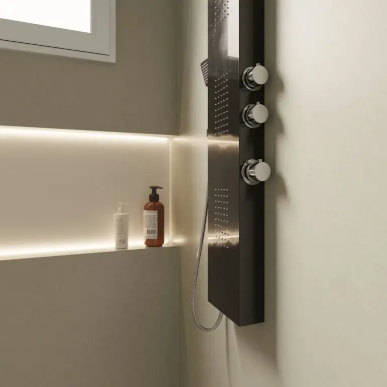 Raumbeispiel mit Dekorfolie Crema (NG04)