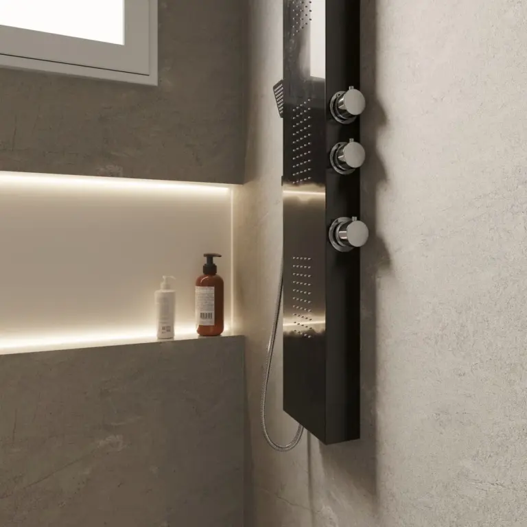 Raumbeispiel mit Dekorfolie Lunar Basalt (NH42)