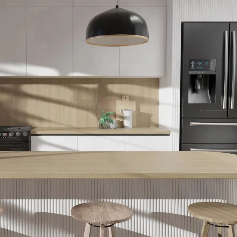 Raumbeispiel mit Dekorfolie Heritage Eiche (B8)