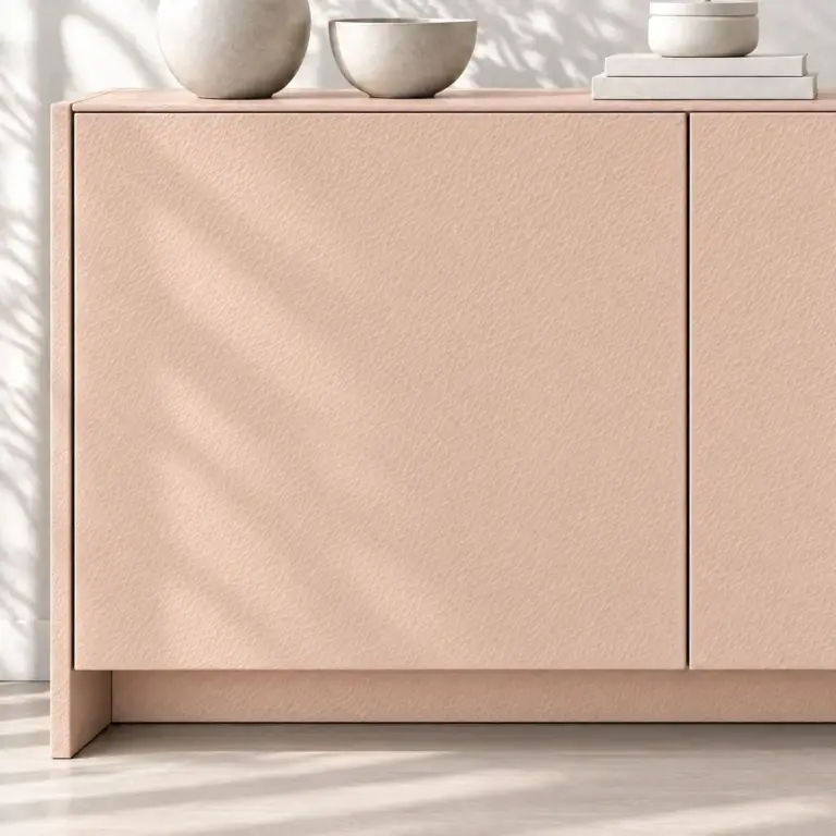 Raumbeispiel mit Dekorfolie Blush Rosé (LP08)