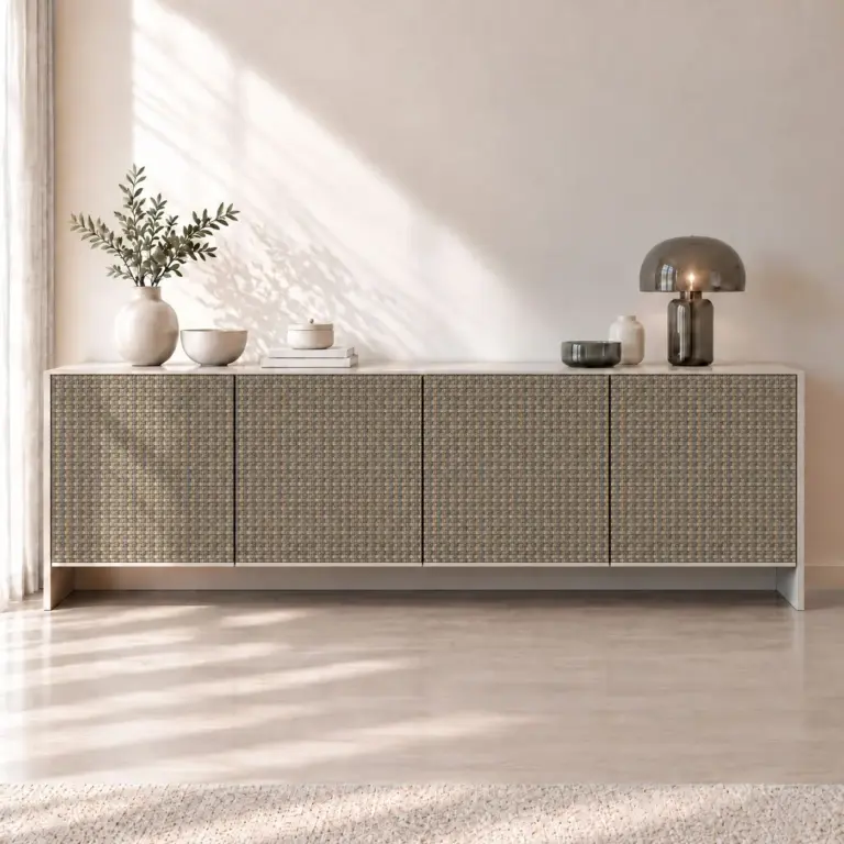 Raumbeispiel mit Dekorfolie Frost Loom (NP07)