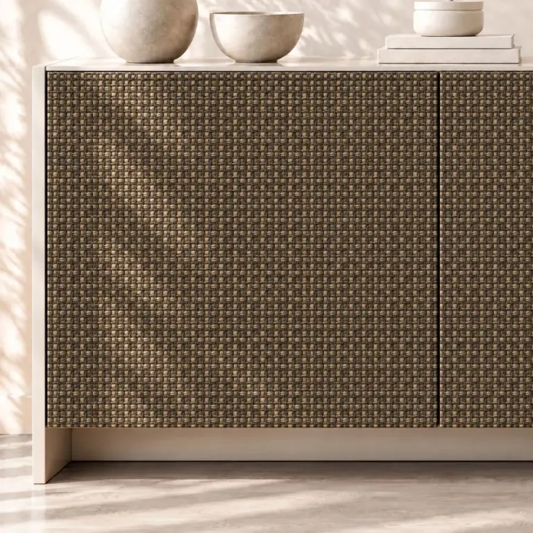 Raumbeispiel mit Dekorfolie Pebble Loom (NP08)
